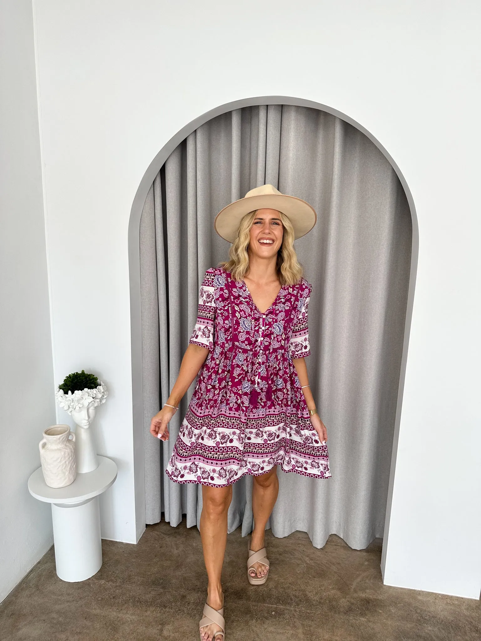 Joelene Dress -Violet