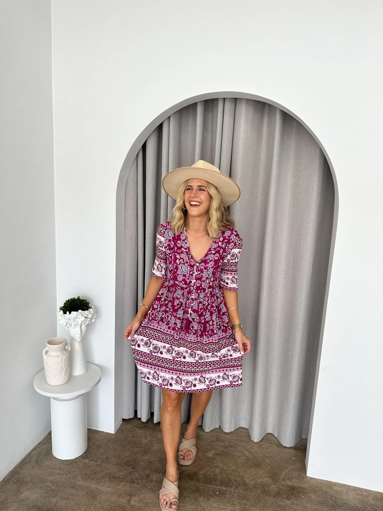 Joelene Dress -Violet