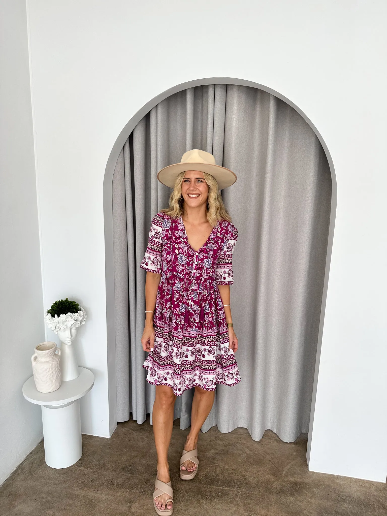 Joelene Dress -Violet