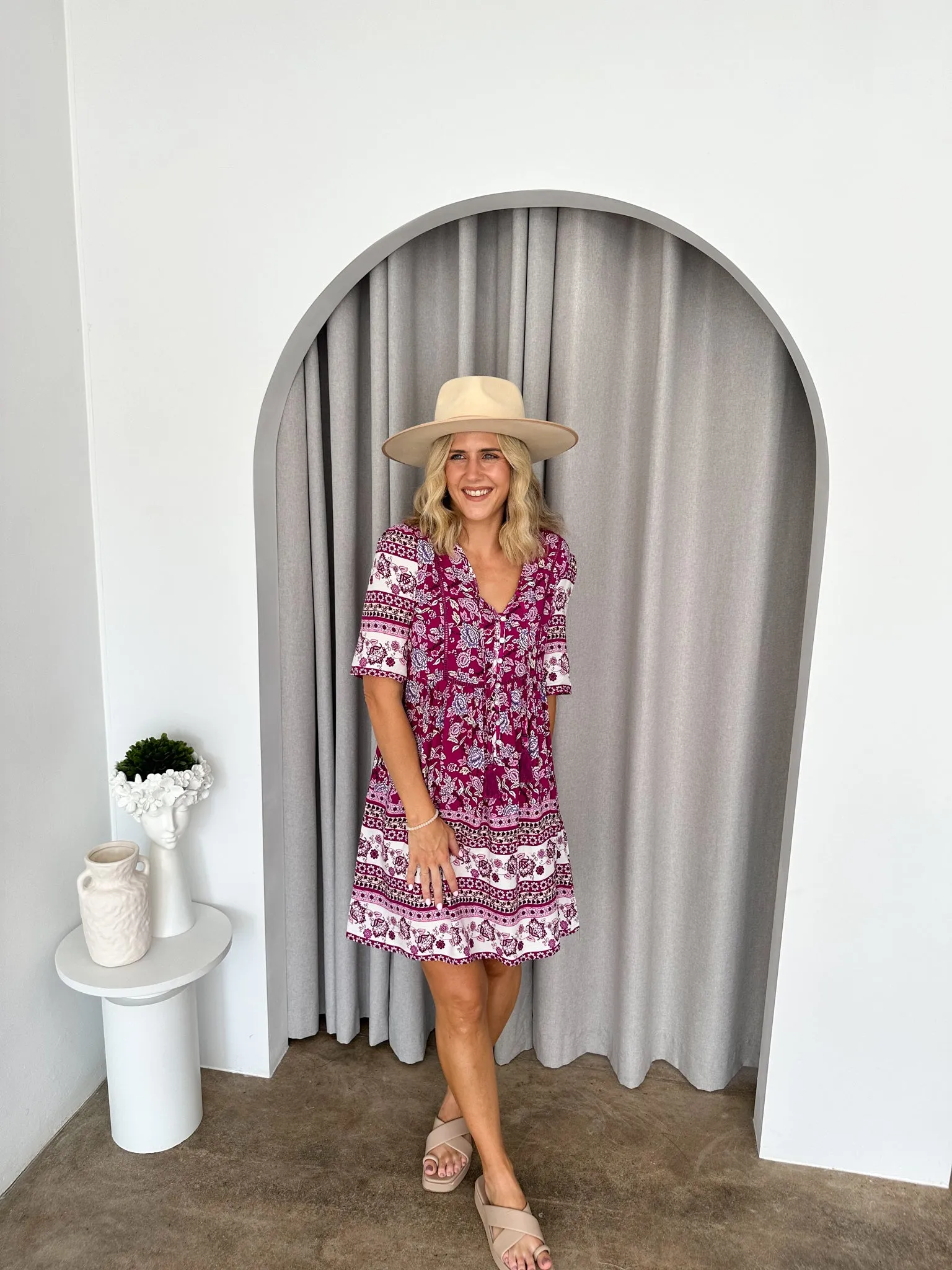 Joelene Dress -Violet