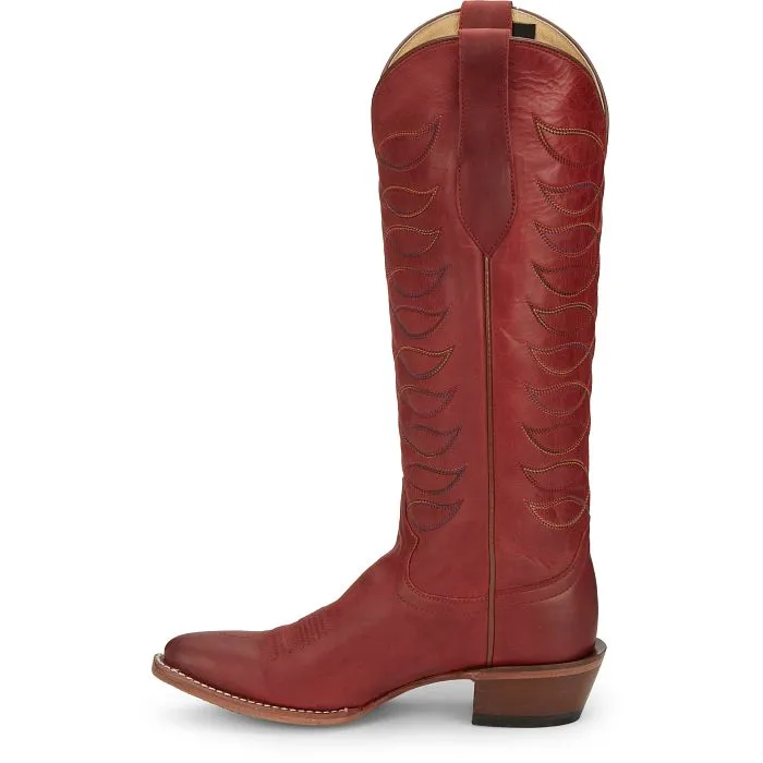 Justin Ladies VN4459 Whitley Cowboy Boots in Red