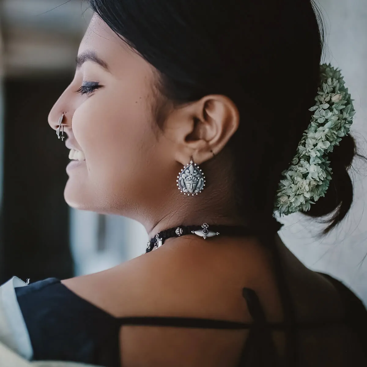 Kali Goddess  Silver Earrings by MOHA