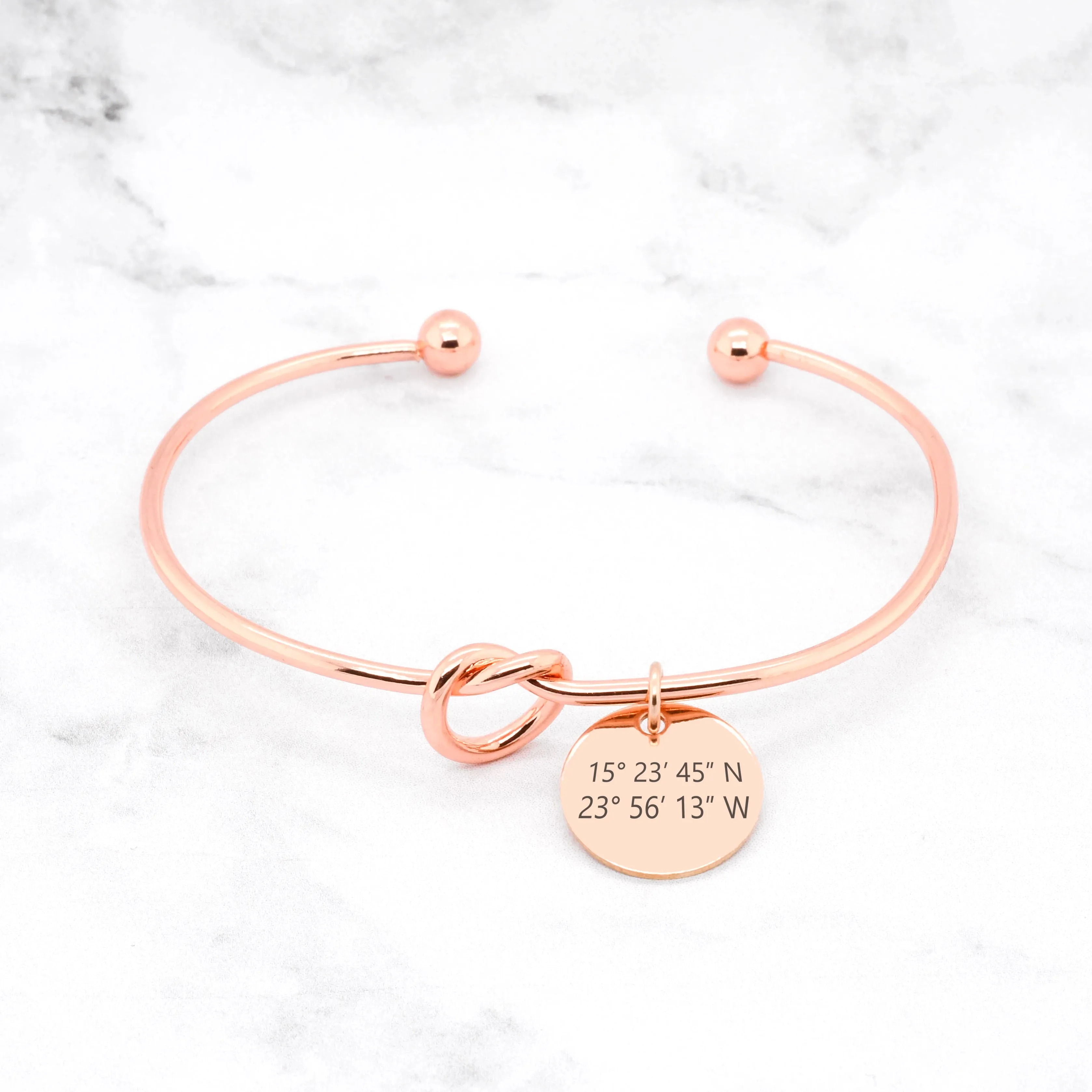 Knot Coordinates Bracelet