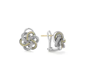 LAGOS Love Knot Two Tone Earrings