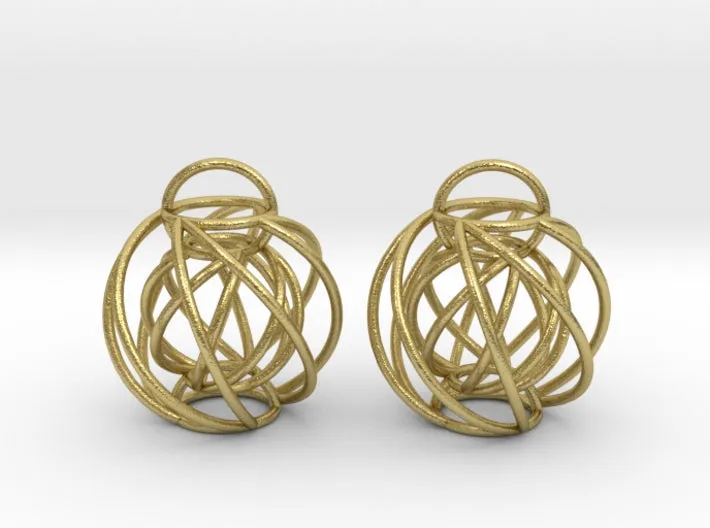 Lantern Earrings (Metal)