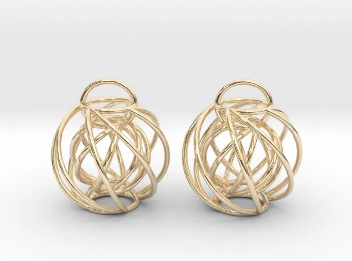 Lantern Earrings (Metal)