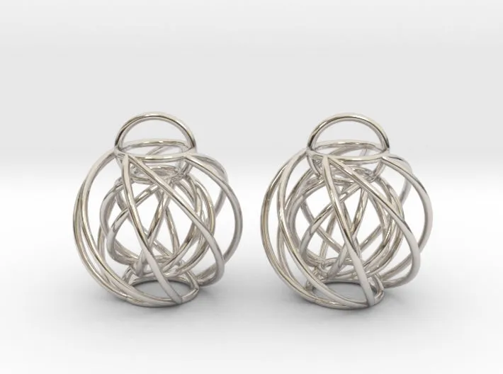 Lantern Earrings (Metal)