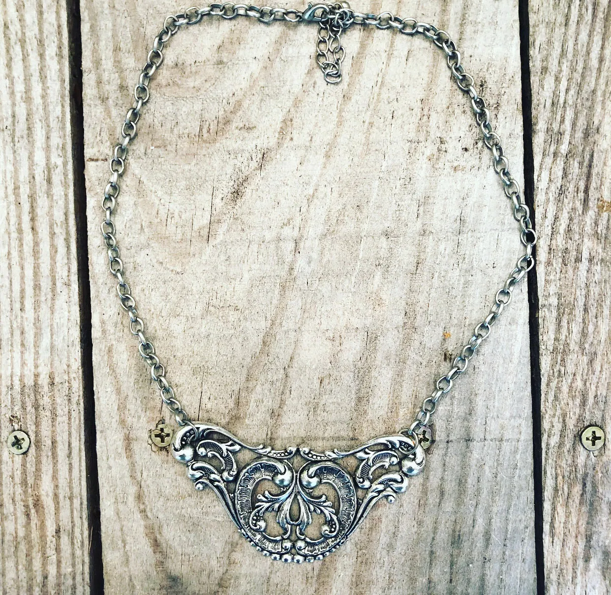 Large Filigree Necklace