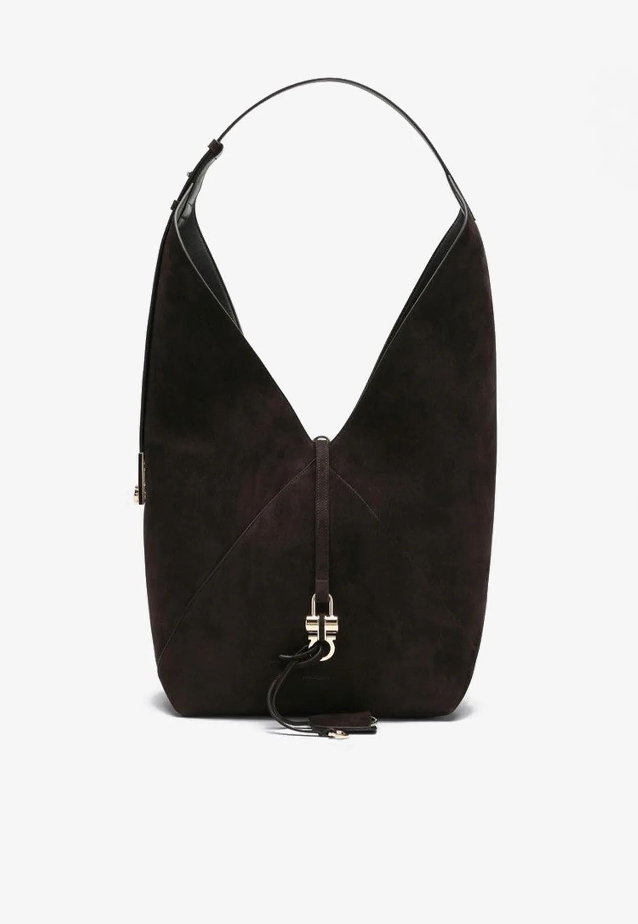 Large Suede Hobo Bag