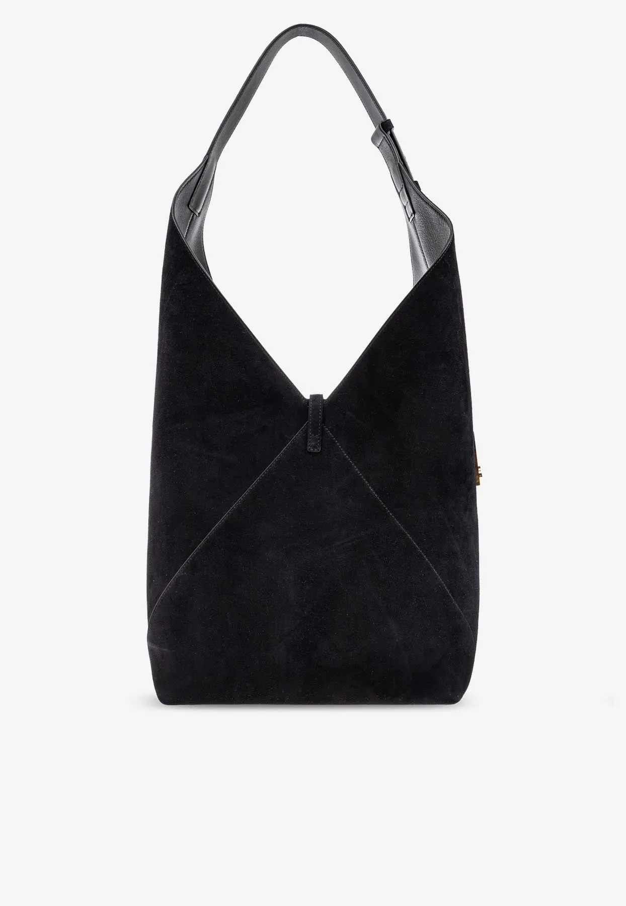 Large V-shaped Hobo Bag