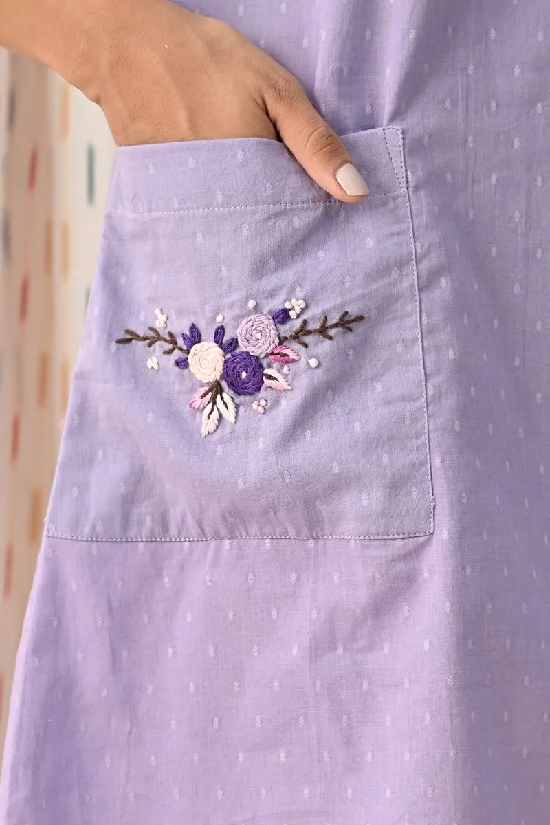 Lavender Bloom Shift Dress
