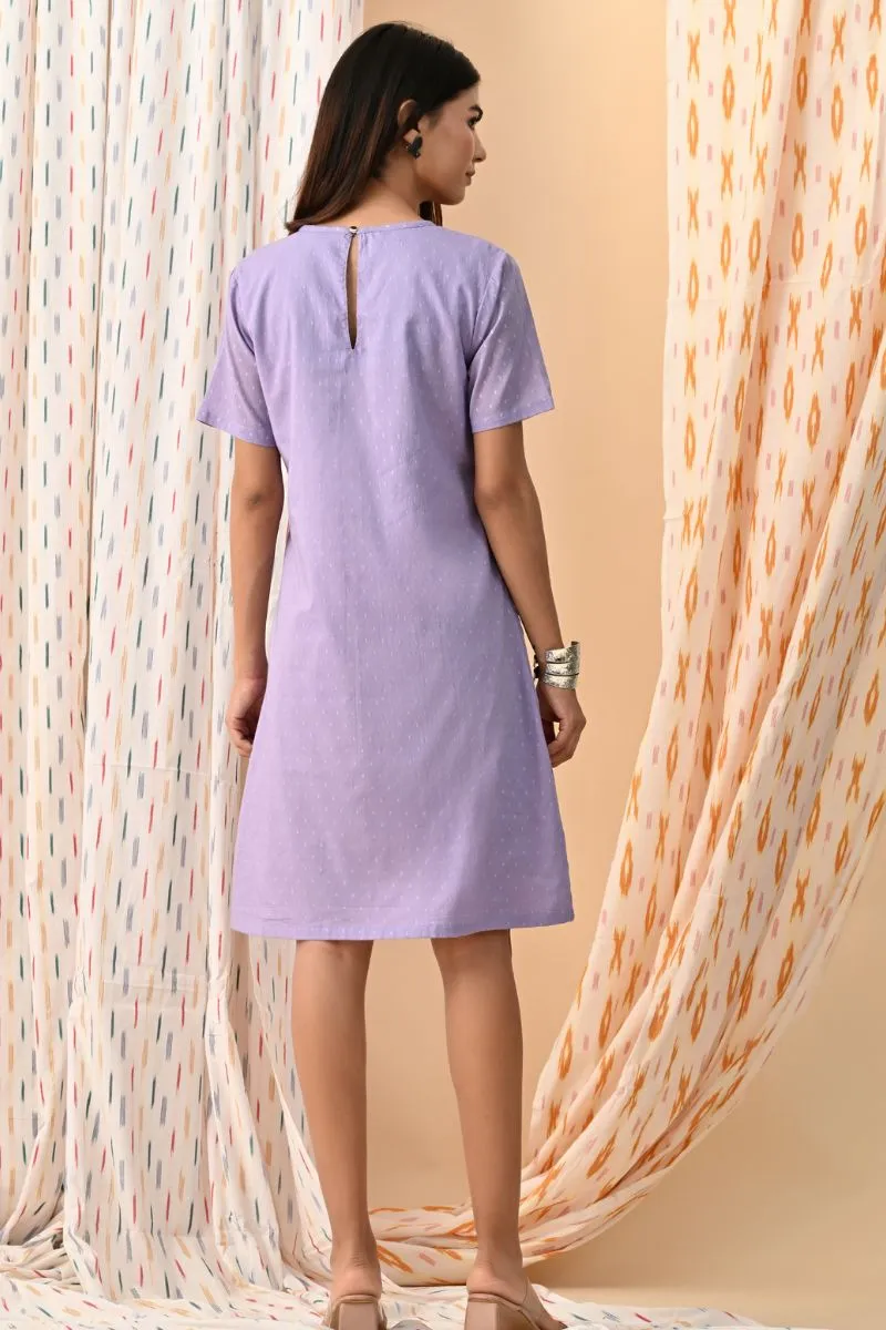 Lavender Bloom Shift Dress