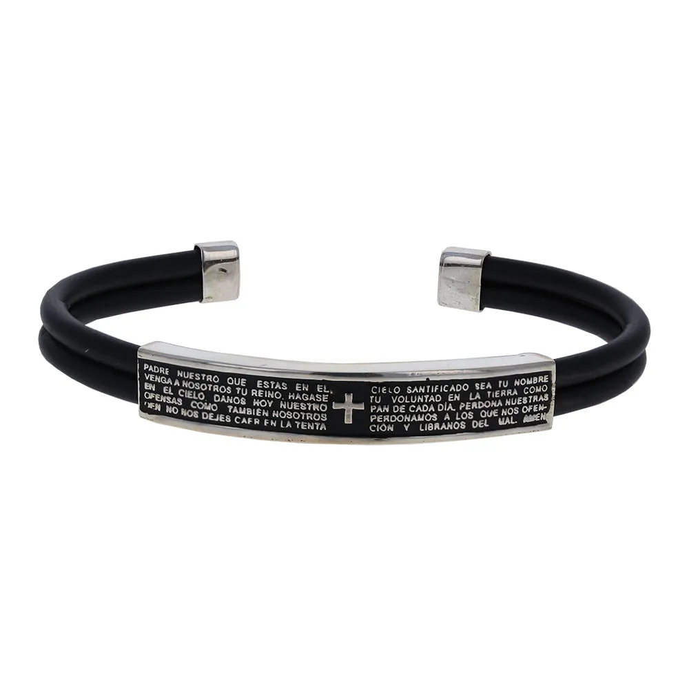 Leather Spanish Prayer Cuff