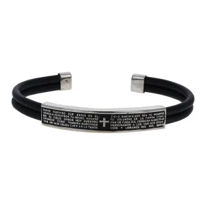 Leather Spanish Prayer Cuff
