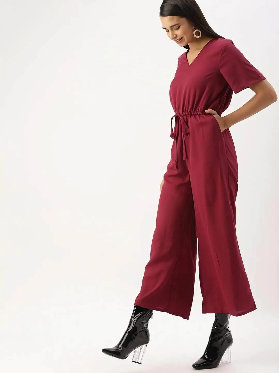 Lemon Tart V Neck Detail LTJMPS8 Jumpsuit