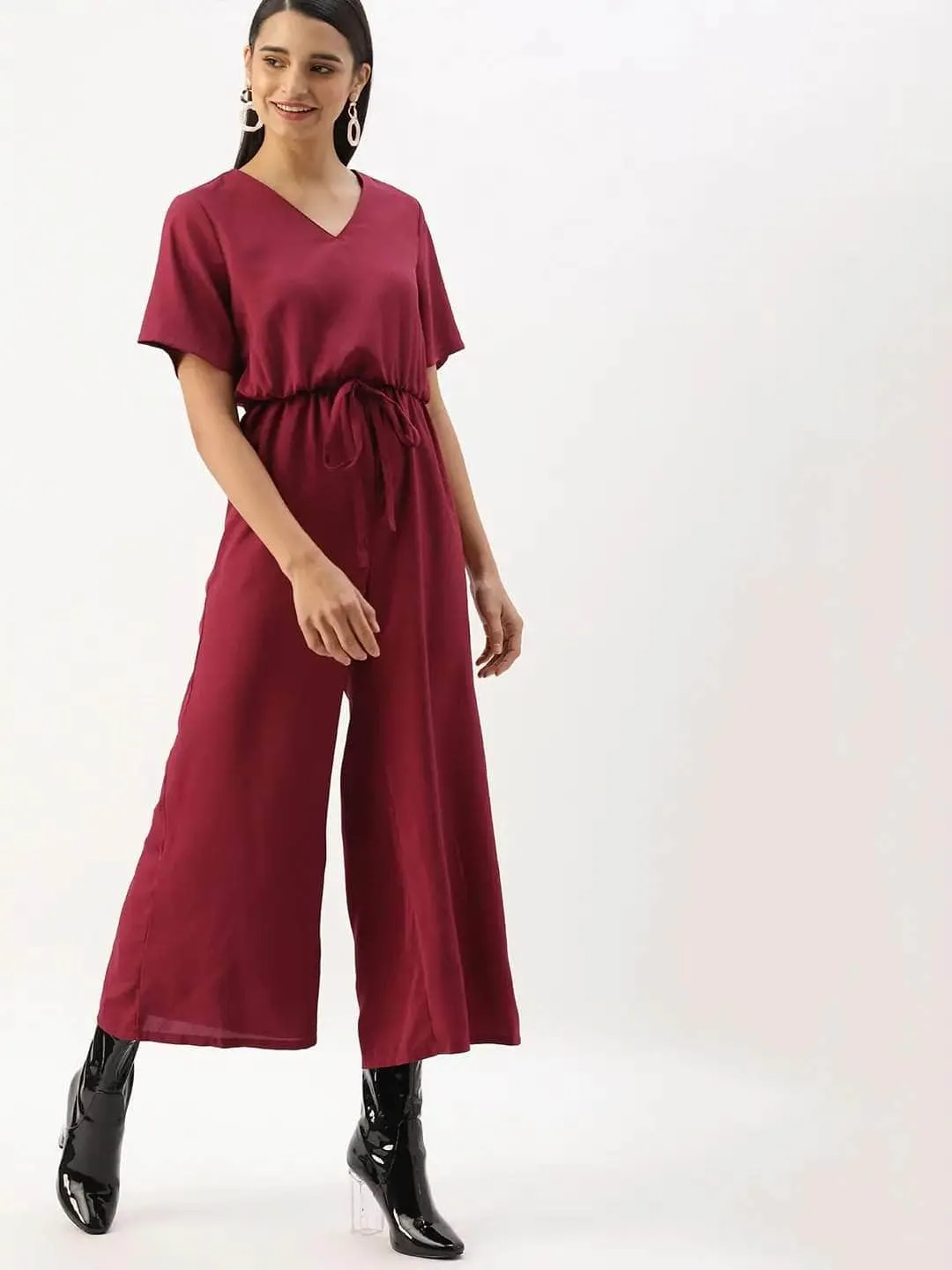 Lemon Tart V Neck Detail LTJMPS8 Jumpsuit