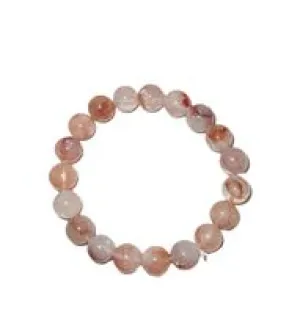 Lithium Quartz Crystal Bracelet 8mm