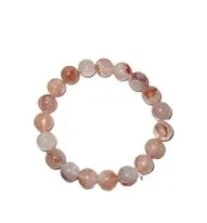 Lithium Quartz Crystal Bracelet 8mm