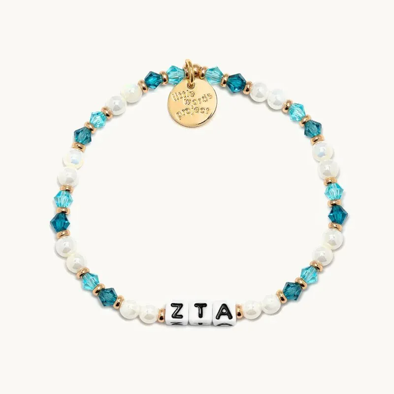 Little Words Project: Zeta Tau Alpha sorority bracelet