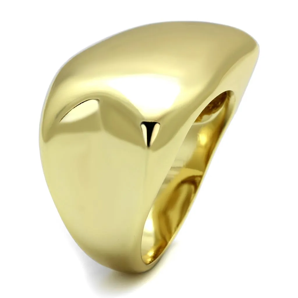 LO4105 Gold Brass Ring