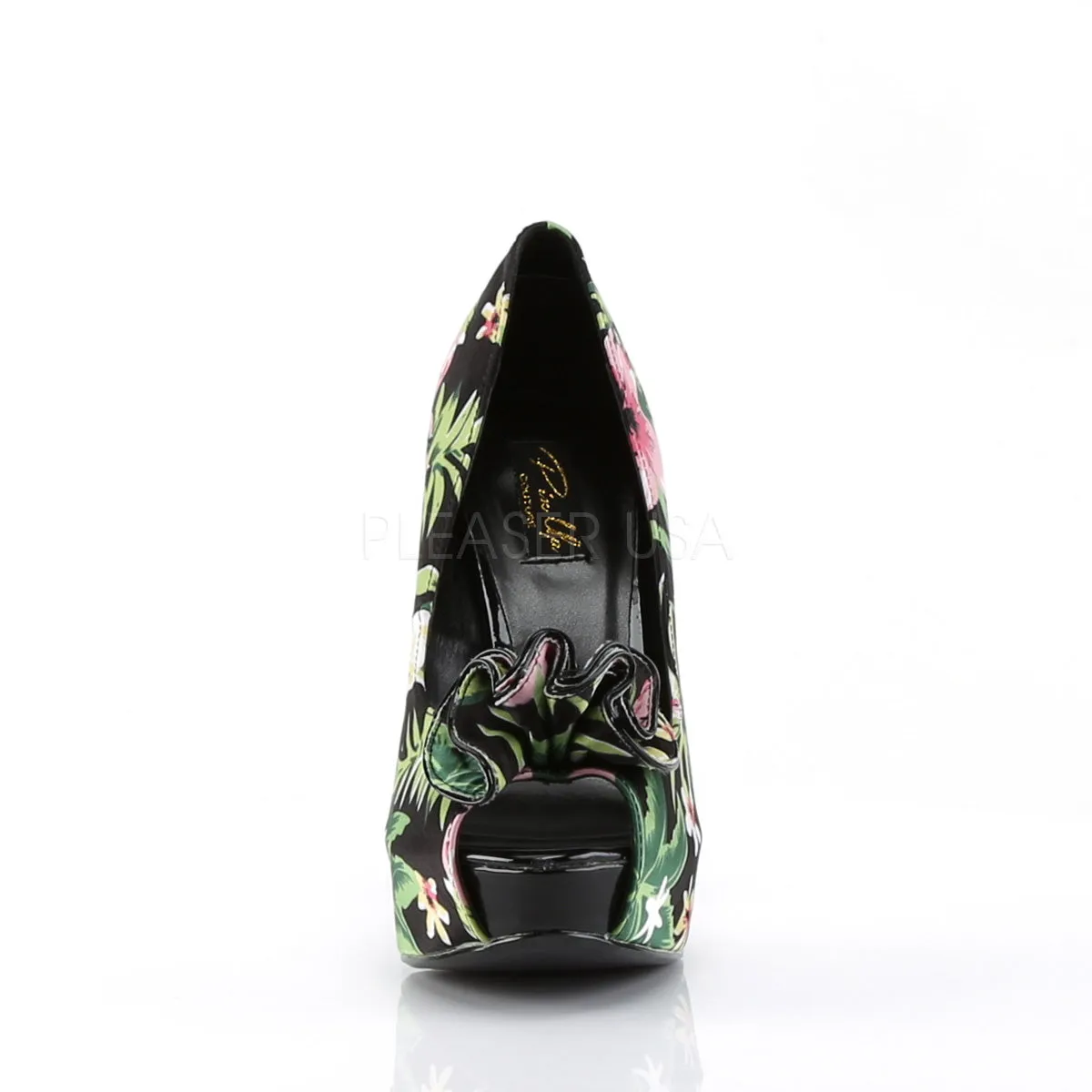 LOLITA-11  Black Floral Print Fabric