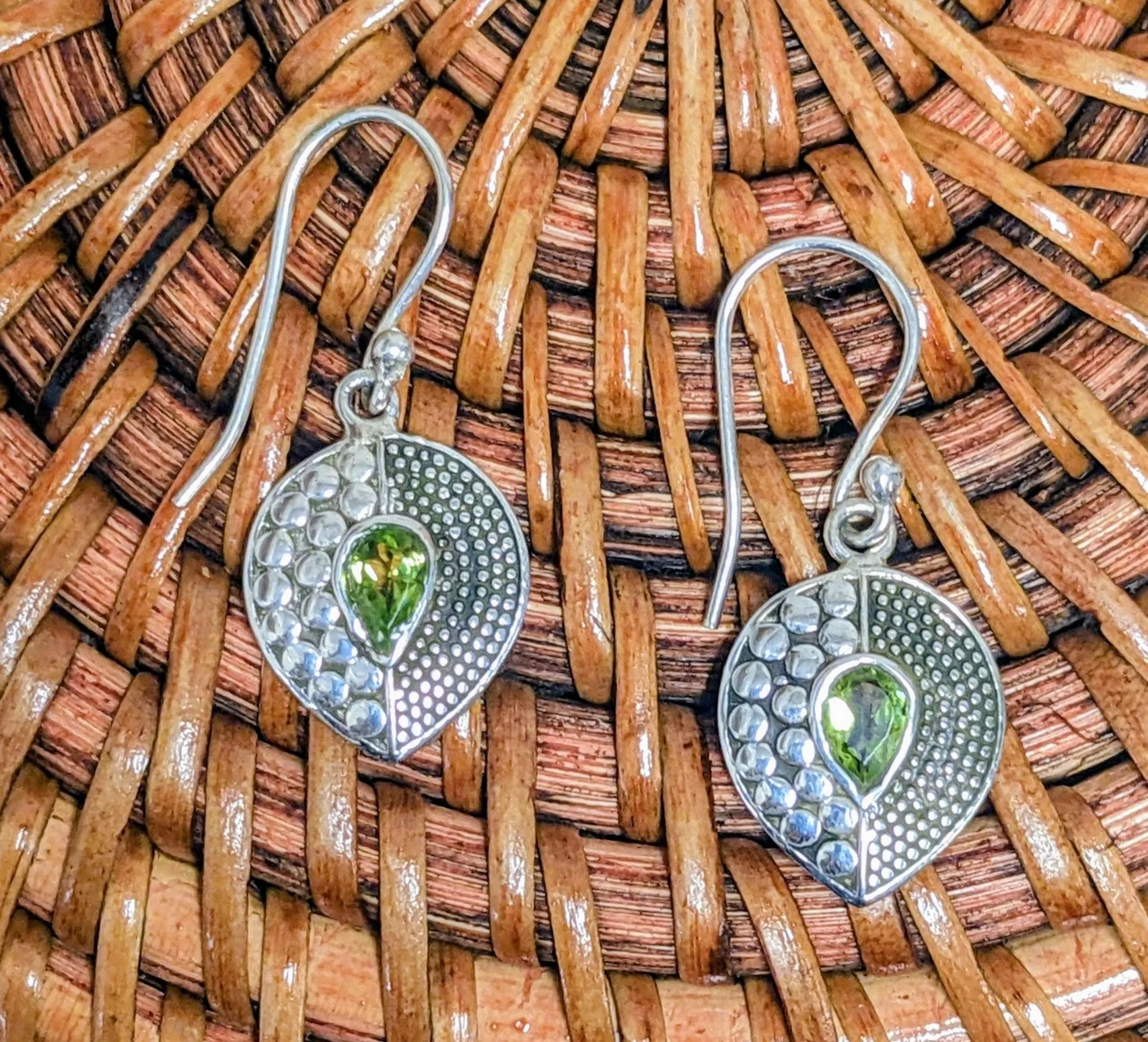 Luminescent Peridot Earrings