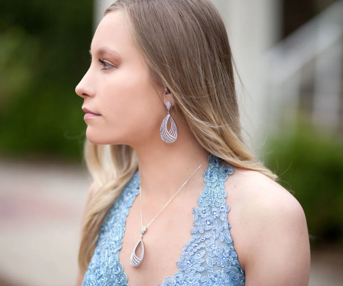 Make Them Jealous Teardrop Crystal Necklace