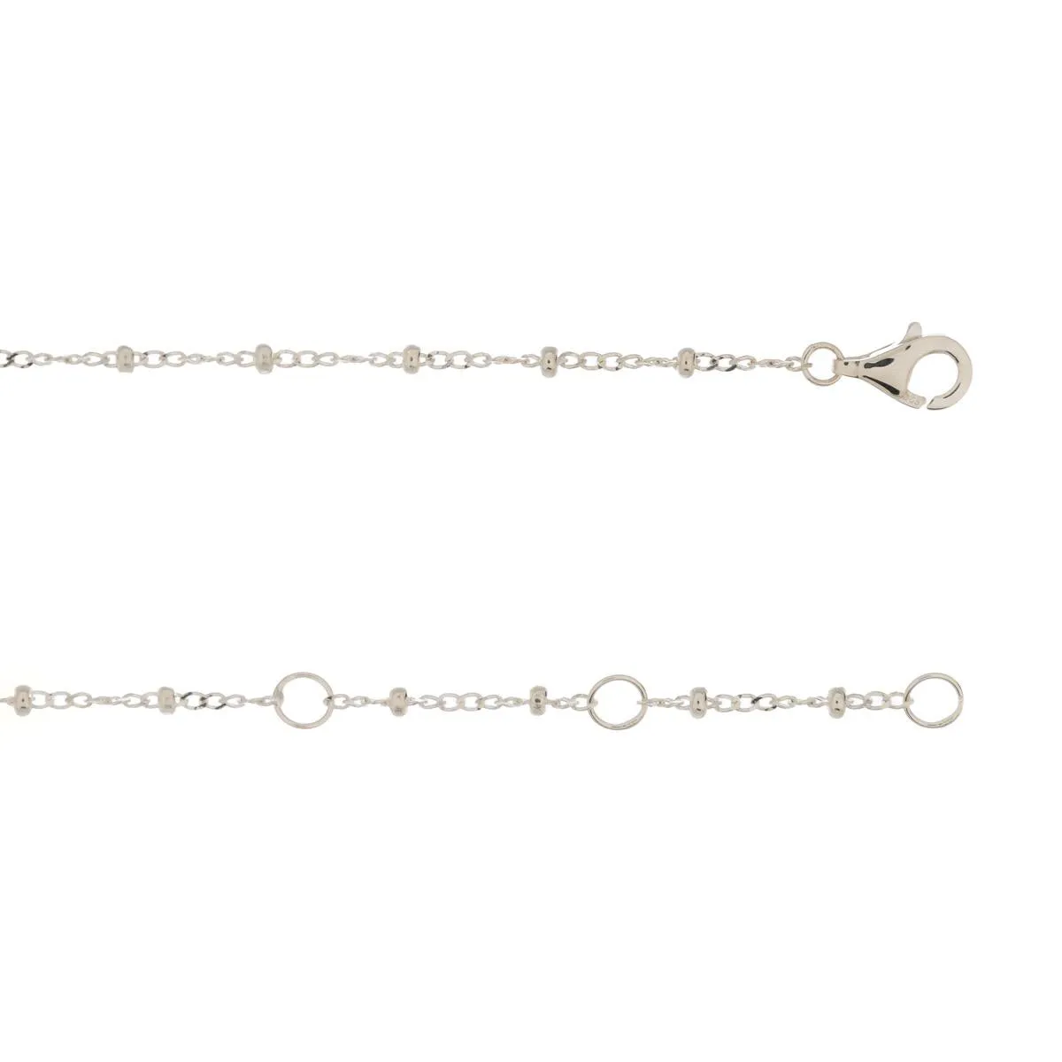 Mantra Lotus Bracelet | Sterling Silver