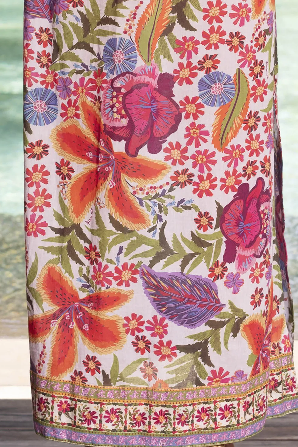 MARY COTTON TULLERIES MAXI