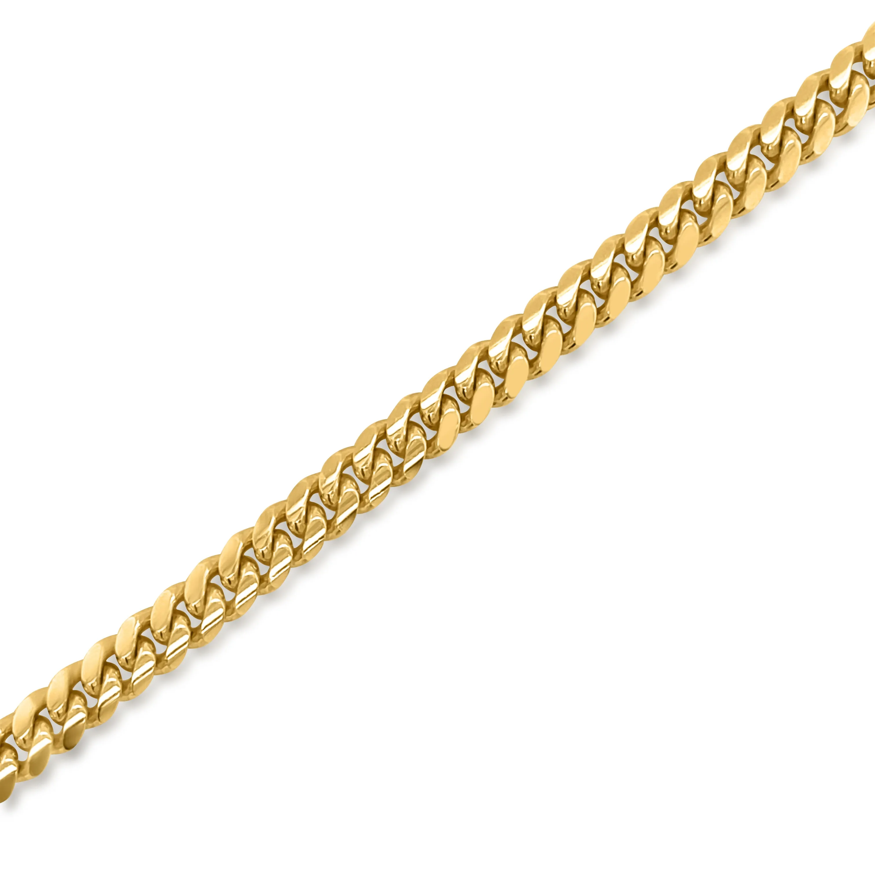 Miami Cuban Bracelet in 14k Yellow Gold