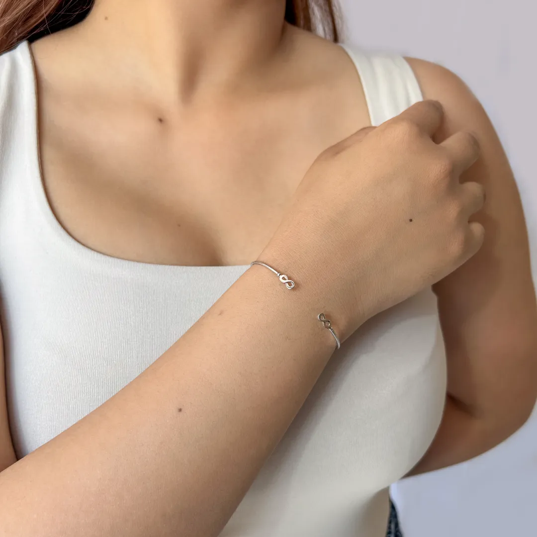 Mini Infinity Open Bracelet