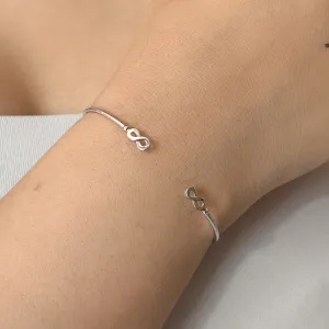 Mini Infinity Open Bracelet