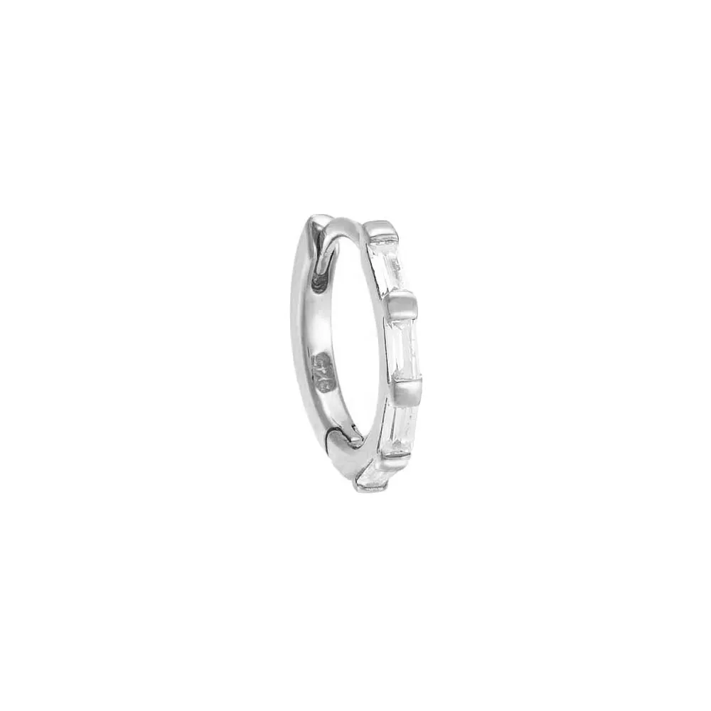 Mini Multi Baguette Huggie Earring