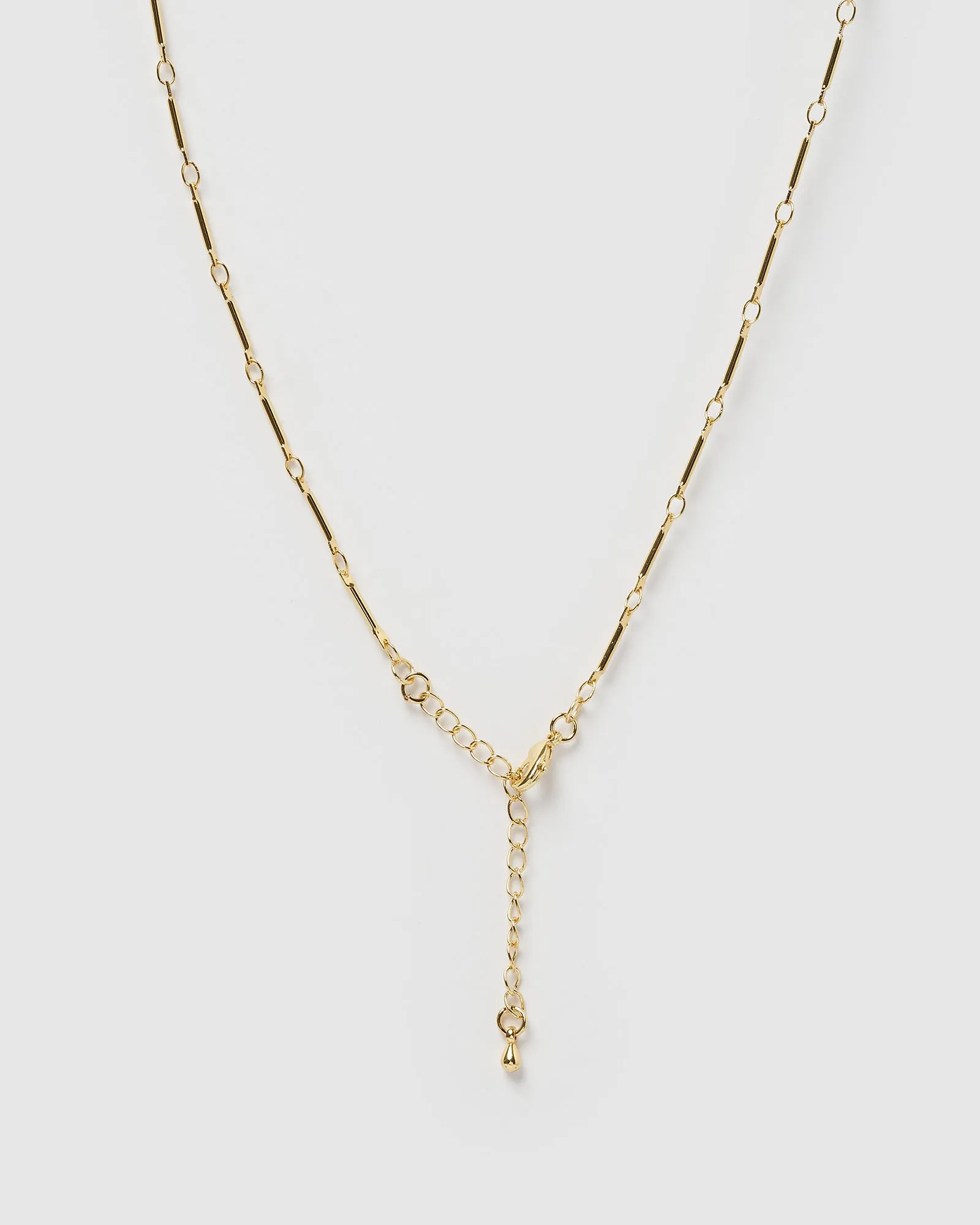Miz Casa & Co Flora Necklace Amethyst Gold