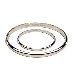 Mom and Me Bangle Bracelet Set