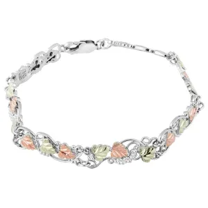 Most Intricate - Sterling Silver Black Hills Gold Bracelet