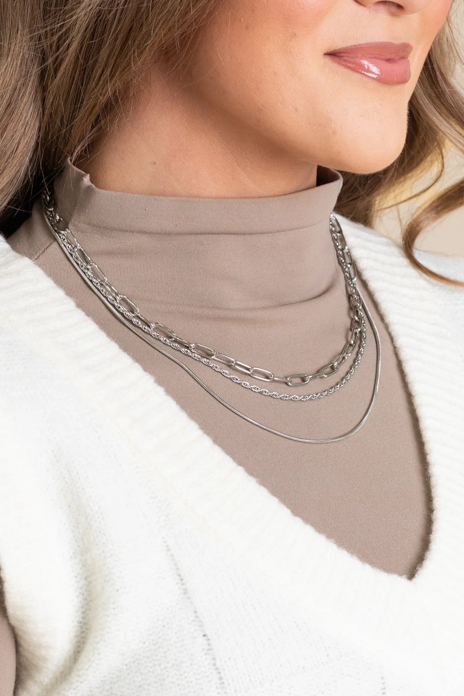 Multi Layer Chain Necklaces