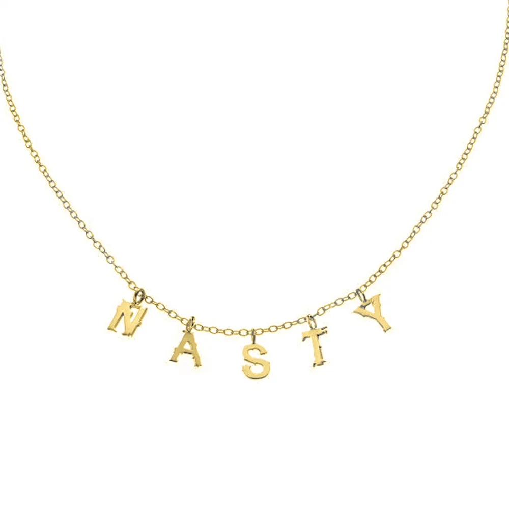 NASTY Word Necklace