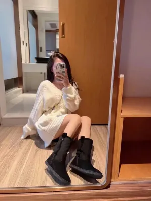 New autumn and winter fur snow boots