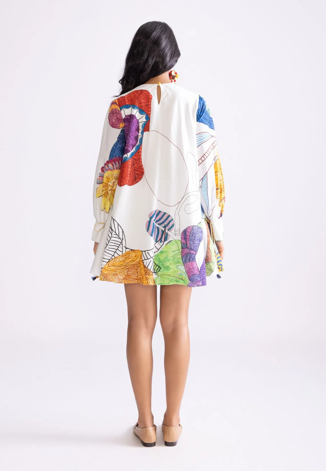 Nova ivory shift dress