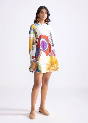 Nova ivory shift dress