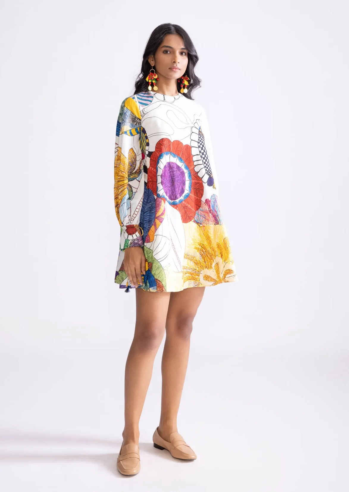 Nova ivory shift dress