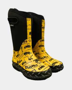 Oaki Kids Neoprene Rain & Snow Boots in Construction