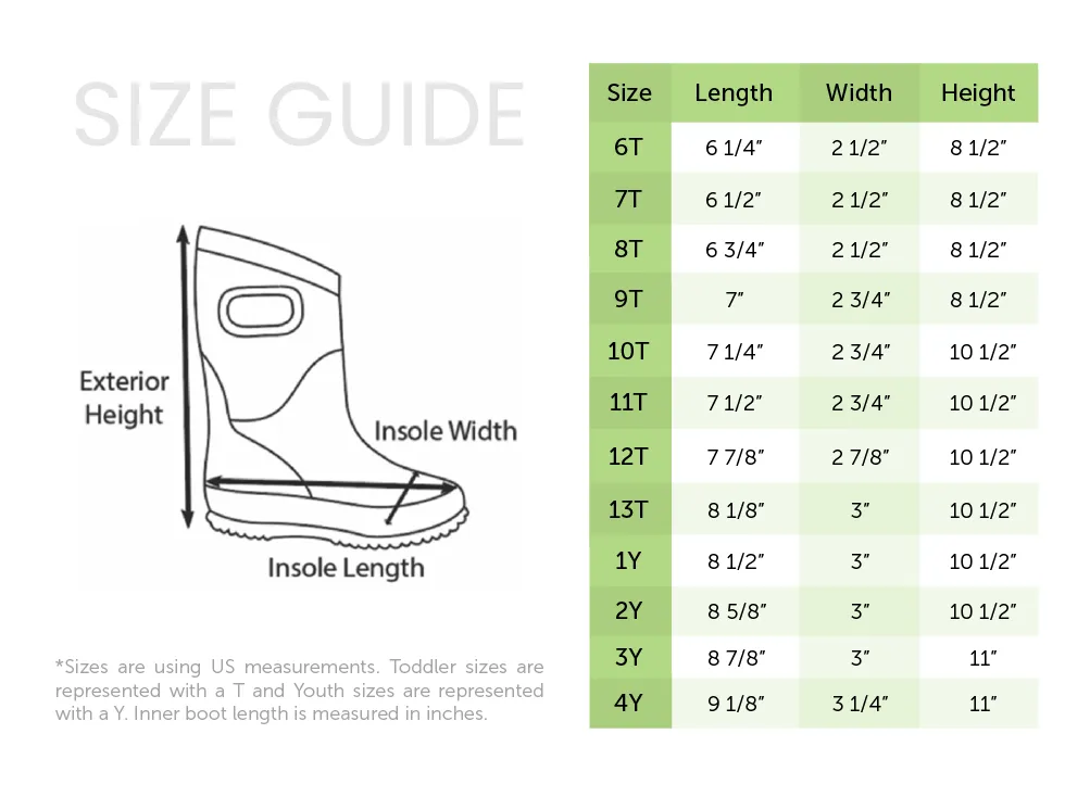 Oaki Kids Neoprene Rain & Snow Boots in Construction