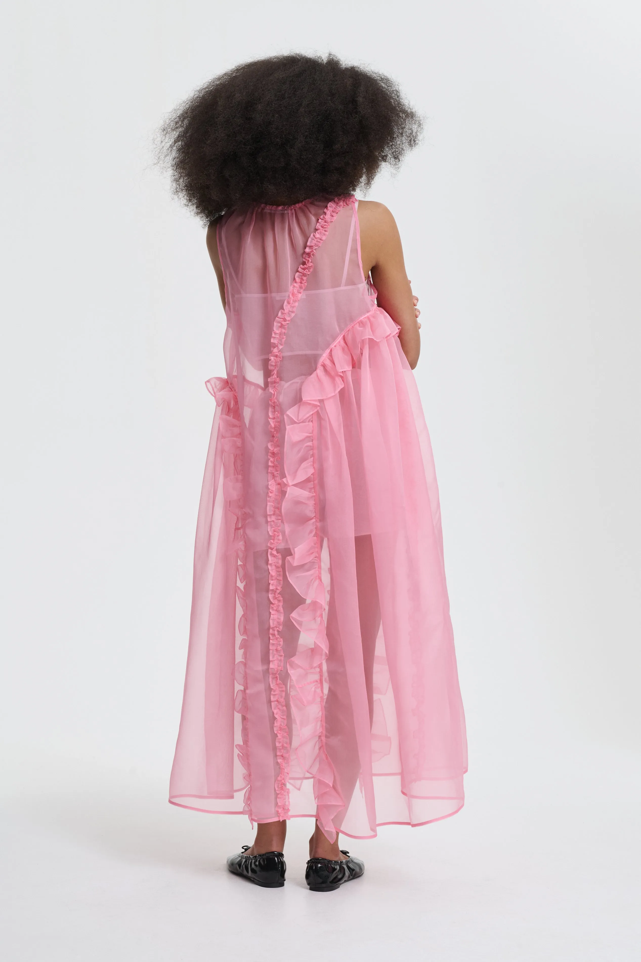 OPAL | DRESS SATIN ORGANZA SORBET