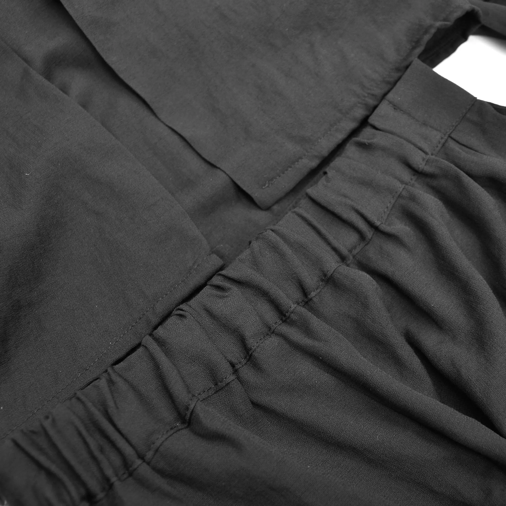 Open Back Linen Wide Leg Jumpsuits
