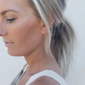 Open Circle Earrings