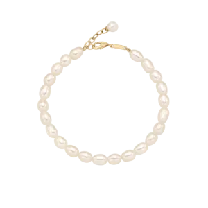 Oval Fresh-water Pearl Bracelet BETM4091