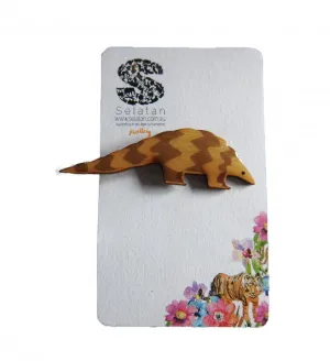 Pangolin Brooch