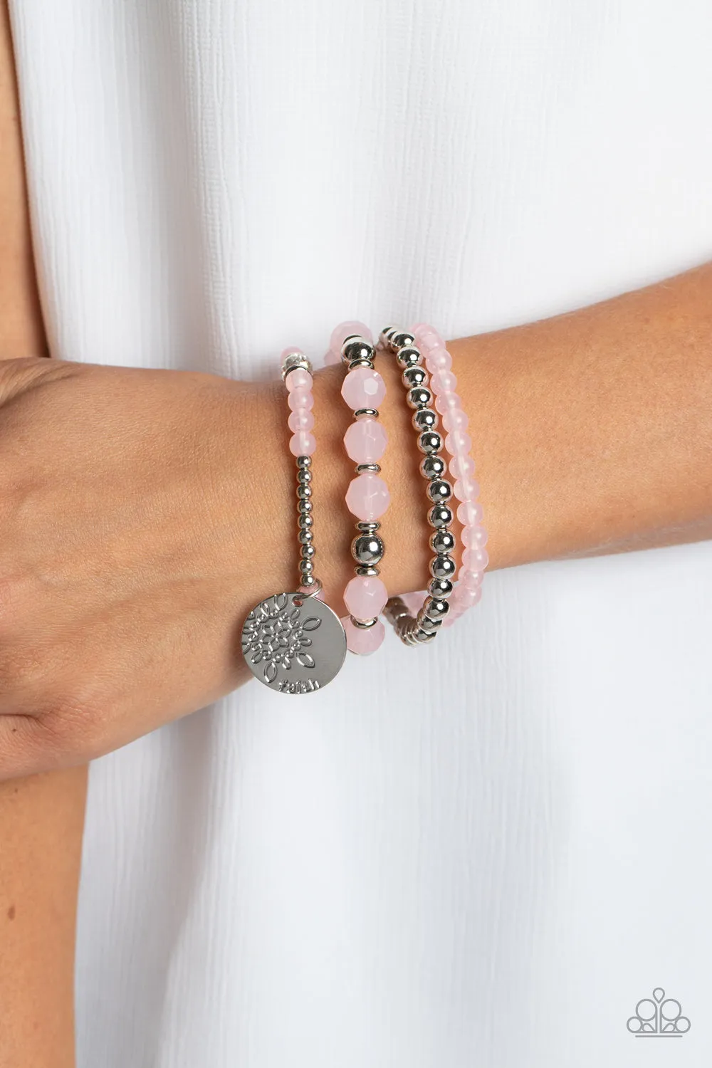 Paparazzi Surfer Style - Pink Bracelets